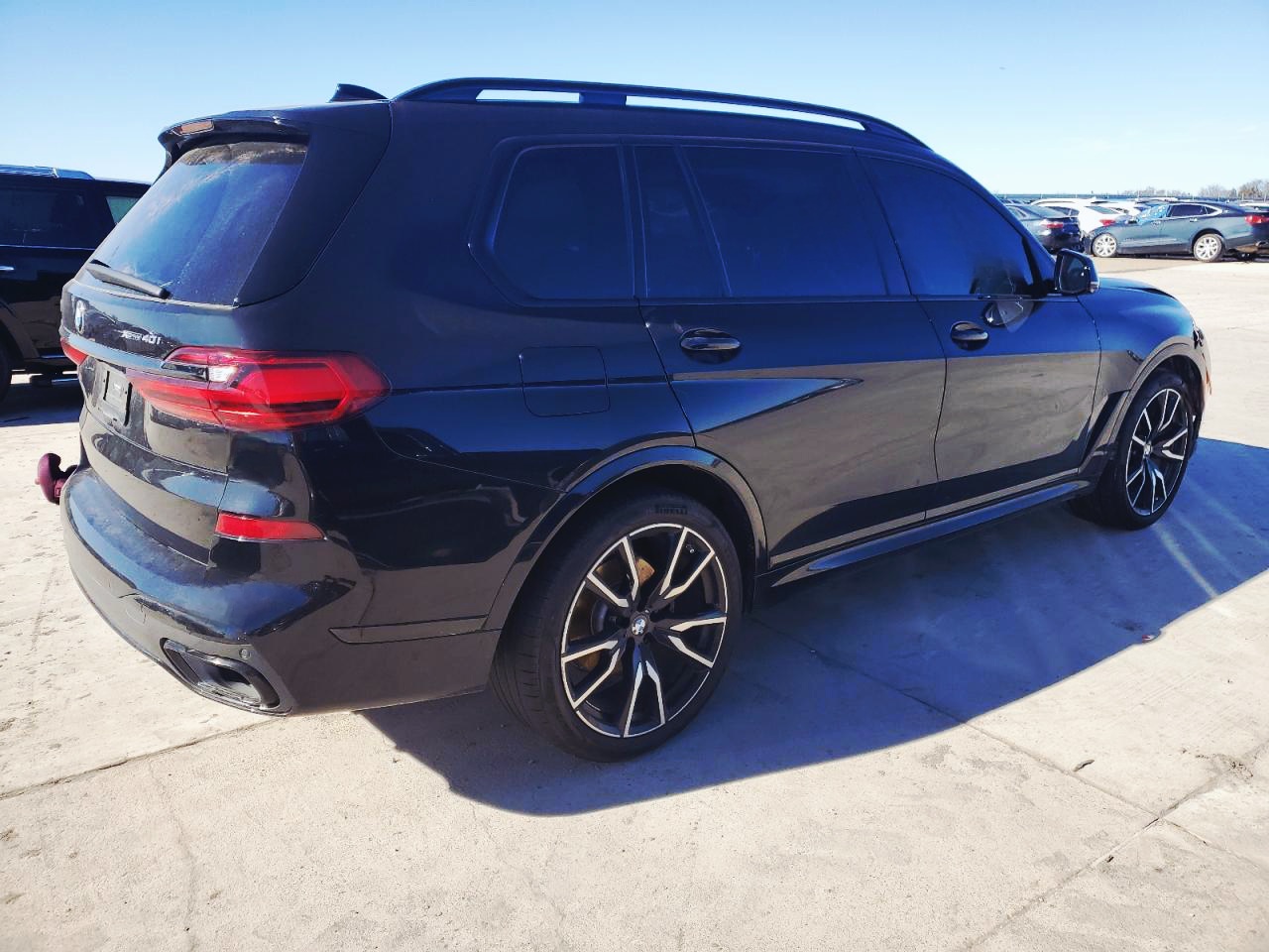 BMW X7 2022 BLACK/BROWN vin: 5UXCW2C04N9M75073